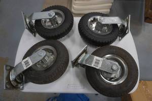 lot 324 image: pneumatic wheels