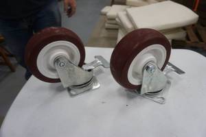lot 327 image: castor wheels