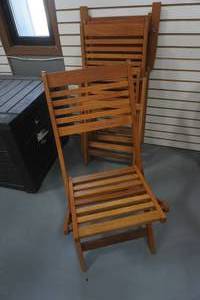 lot 357 image: cedar chairs