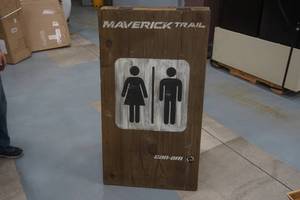 lot 378 image: wood sign