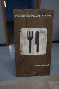 lot 379 image: wood sign