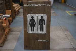 lot 381 image: wood sign