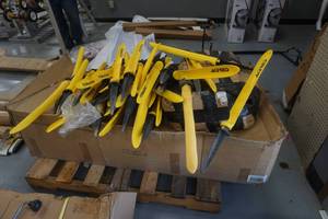 lot 396 image: pallet of racetrack markers
