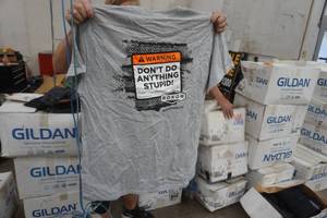 lot 443 image: mens t-shirts