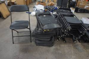 lot 490 image: folding chairs