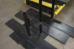 lot 495 image: metal canopy stands