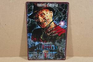 lot 14 image: Metal Freddy Kruger Sign