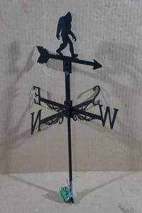 lot 19 image: 17 Tall Sasquatch Metal Weather Vane