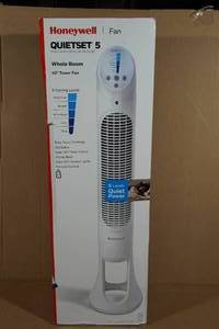 lot 25 image: Honeywell Quietset 5 Whole Room 40 Tower Fan