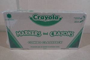 lot 59 image: Crayola Jumbo Pack of 128 Crayons and 128 Markers