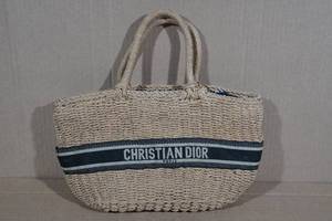 lot 88 image: Christian Dior Wicker Weave Handbag