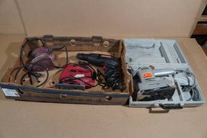 lot 223 image: Assorted Power Tools - Drill, Sanders