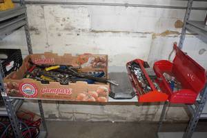 lot 233 image: Assorted Tools and Tool Box