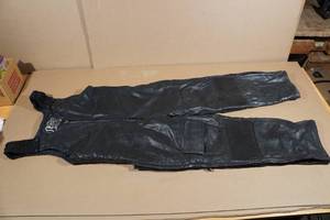 lot 250 image: First Genuine Leather Insulated Bib Overalls -Small