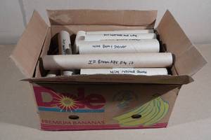 lot 260 image: Box Full of Wall Decals