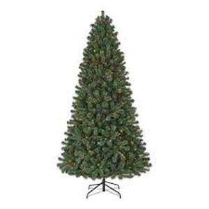 lot 33 image: Home Accents Holiday 7.5 ft. Pre-Lit LED Edgewater Pine Artificial Christmas Tree Customer Returns See Pictures