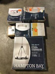 lot 23 image: Lot of Assorted Lighting Various Models and Conditions   Customer Returns See Pictures