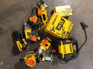 lot 16 image: Lot of Assorted Dewalt Power Tools Various Models and Conditions  Customer Returns See Pictures