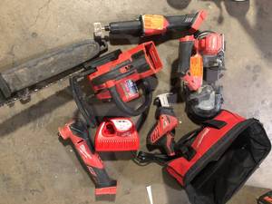 lot 1 image: Lot of Assorted Milwaukee used Tools Various Models and Conditions some may need repair Customer Returns See Pictures