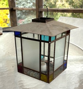 lot 94A image: Gorgeous Glass Candle Holder
