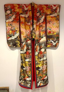 lot 2 image: Luxurious Floating Lei Limited Edition Ceremonial Kimono by Rosella Harrison Peck
