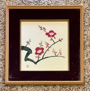 lot 130 image: Pretty Floral Asian Style Print