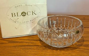 lot 132 image: Beautiful Crystal Bowl by Block