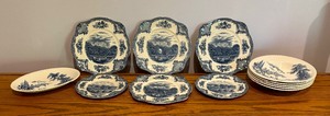 lot 140 image: Johnson Bros Plates and Bowls