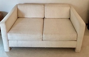 lot 19 image: Vintage Mid-Century Loveseat