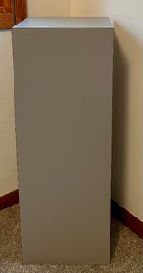 lot 55 image: Decorative Gray Display Pillar