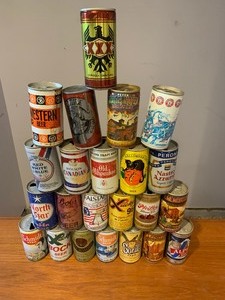 lot 116 image: Vintage Collection of Beer Cans