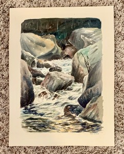 lot 122 image: Original Unframed Art by Tom Currey