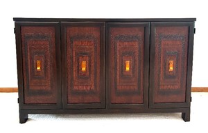 lot 24 image: Gorgeous Vintage Sideboard Two Door Credenza