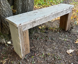 lot 149 image: Rustic Wooden Bench