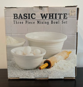 lot 162 image: New Over and Back 3 Piece Nesting Bowl Set
