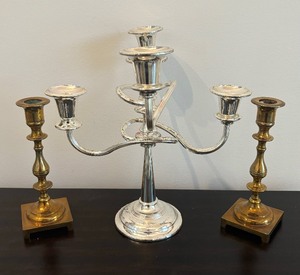 lot 163 image: Trio of Beautiful Candle Holders