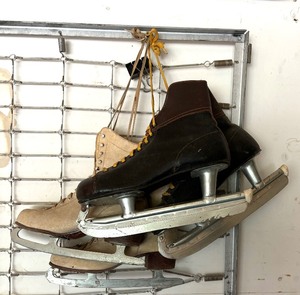 lot 212 image: Two Pairs of Vintage Ice Skates