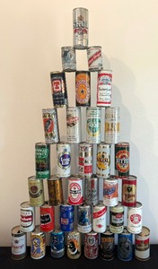 lot 197 image: Variety of Vintage Beer Cans