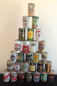 lot 79C image: Vintage Beer Can Grouping