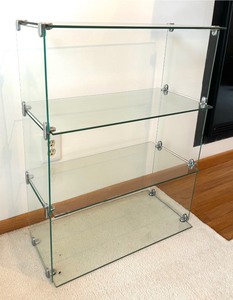 lot 204 image: Glass Contemporary Shelf
