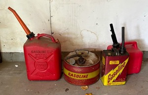 lot 209 image: Four Gas Cans