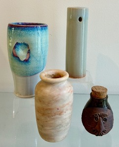 lot 130A image: Gorgeous Pottery Vases and More