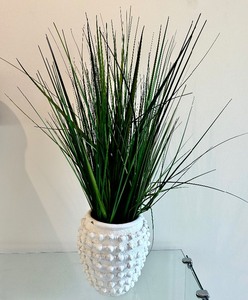 lot 131A image: Faux Plant in White Vase