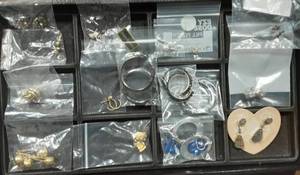17 Pair Of Pierced Earrings