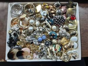 60 Pair Of Pierced Earrings