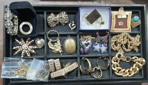 Lot Of Vintage Jewelry 2-Erwin Pearl, 1-Photo Locket