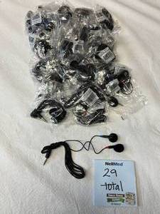 Lot of 29 NEW In-Ear Wired Earphones Headphones