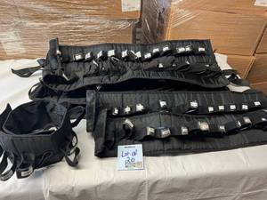 Lot Of 20 Weight Holder Belts - May Be Used For Carrying Other Items - All Loops Attached With Velcro - Add Or Subtract As Needed