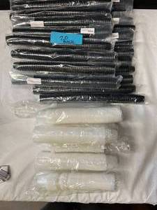 Exergen 134203 Latex-Free Disposable Caps and Plastic Cups