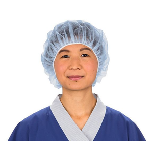 MSRP $250  2 Cases (1000 each per case) Cardinal Health 3244 21 Single-Use Non-Sterile Comfort Bouffant - Size Regular Blue